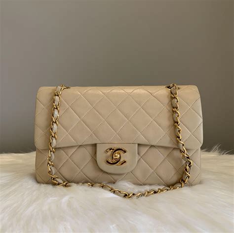 white chanel classic flap|chanel classic flap bag beige.